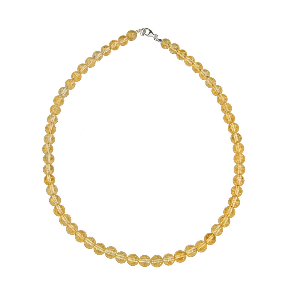 Collier-citrine-Pierres-Boules-8mm-01 collier citrine pierres boules 8mm
