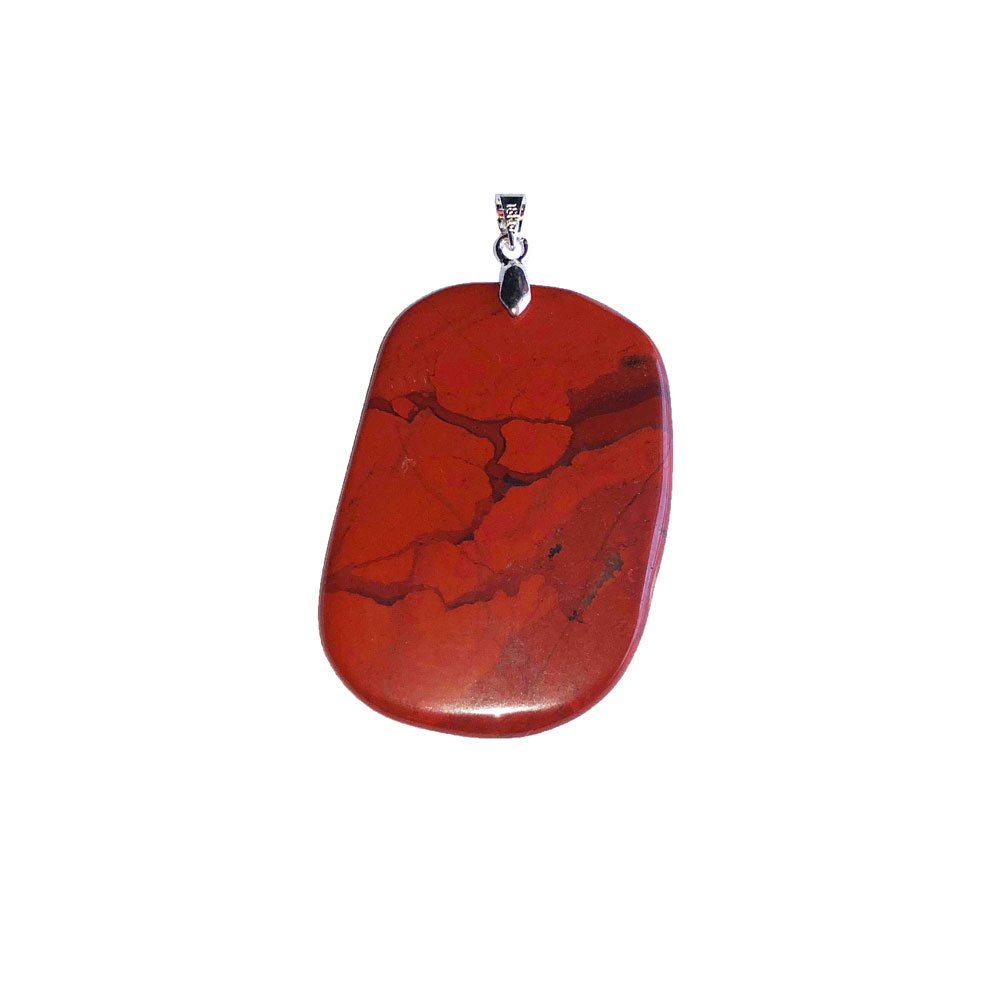 pendentif-jaspe-rouge-pierre-plate-1 pendentif jaspe rouge pierre plate