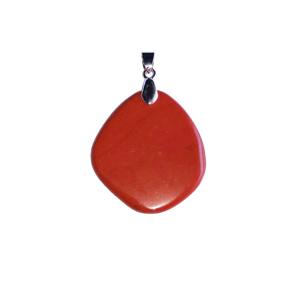 pendentif-jaspe-rouge-pierre-plate-2 pendentif jaspe rouge pierre plate