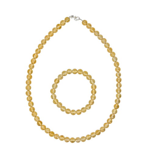 caja citrino piedras bolas 8mm