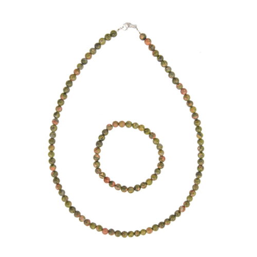 caja unakita piedras bolas 6mm