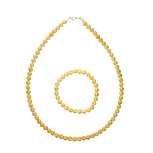 caja citrino piedras bolas 6mm