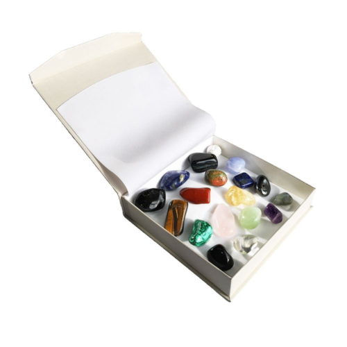 Coffret 18 pierres roulées
