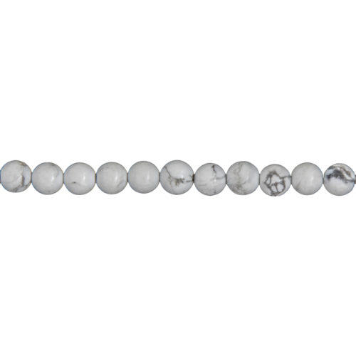 fil howlite pierres boules 6mm