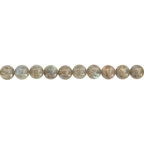 fil labradorite pierres boules 8mm
