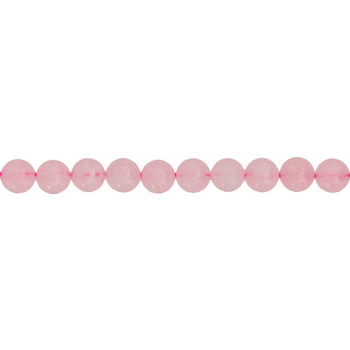 fil quartz rose pierres boules 8mm