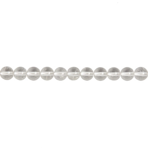 fil cristal de roche pierres boules 6mm
