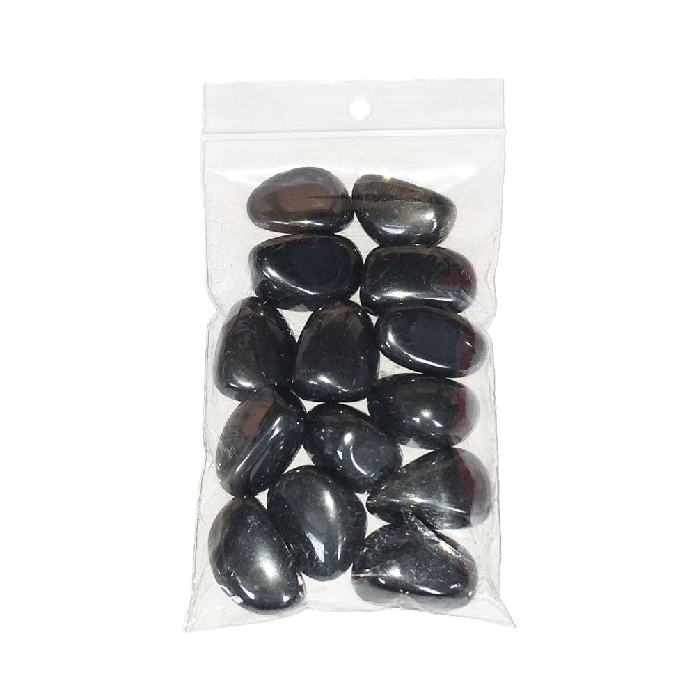 sachet-pierres-roulees-hematite-250grs sachet pierres roulées hematite 250grs