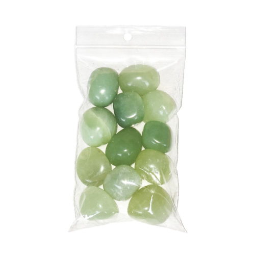 sachet pierres roulées jade vert 250grs