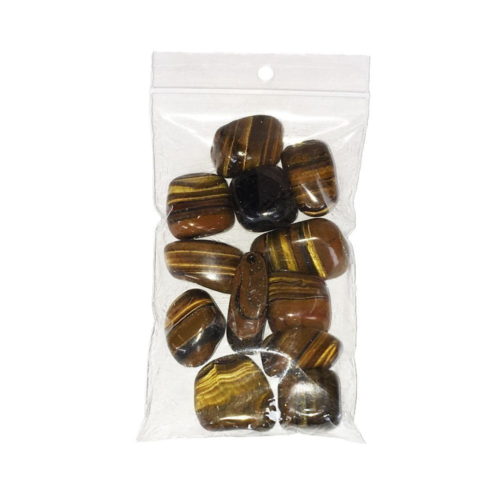 sachet pierres roulées oeil de tigre 250grs