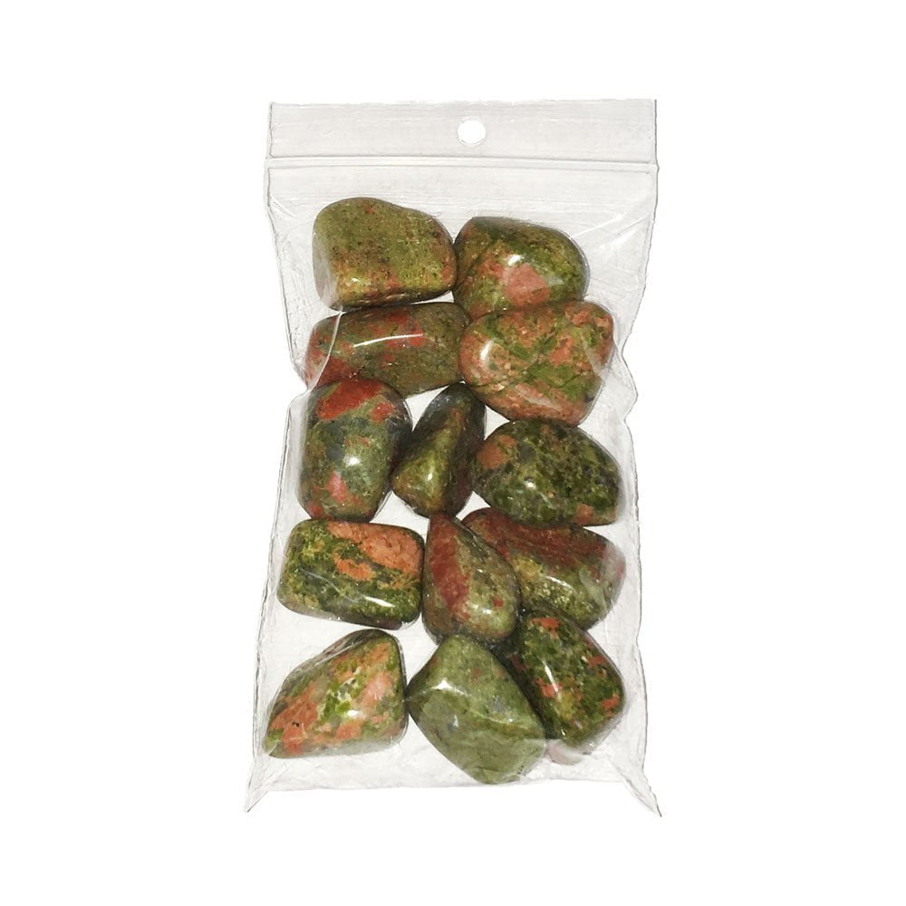 sachet-pierres-roulees-unakite-250grs sachet pierres roulées unakite 250grs