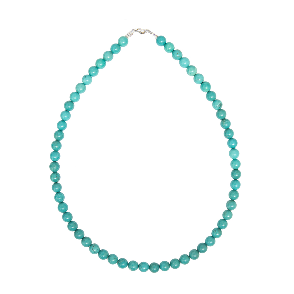 collier-turquoise-pierres-boules-08mm-02 collier turquoise pierres boules 8mm