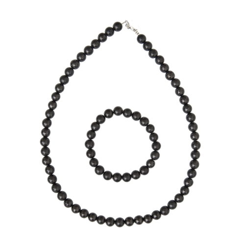 caja shungita piedras bolas 8mm