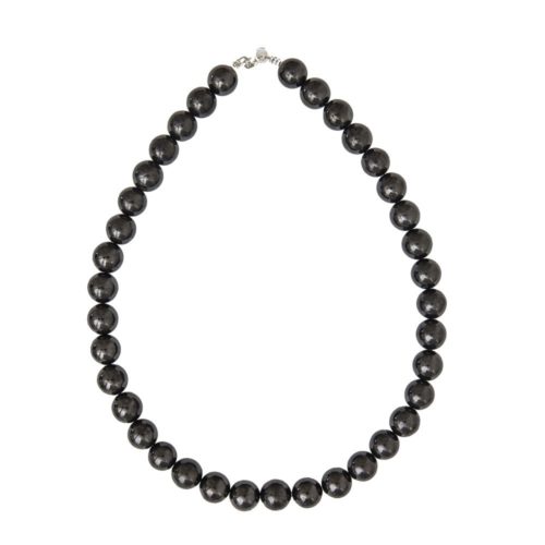 collier shungite pierres boules 12mm
