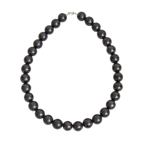 collier shungite pierres boules 14mm