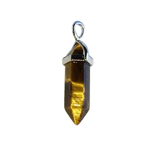 pendentif oeil de tigre pointe