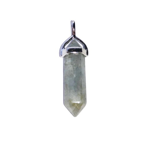 pendentif labradorite pointe