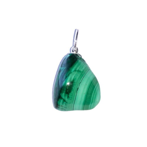 pendentif malachite pierre roulée