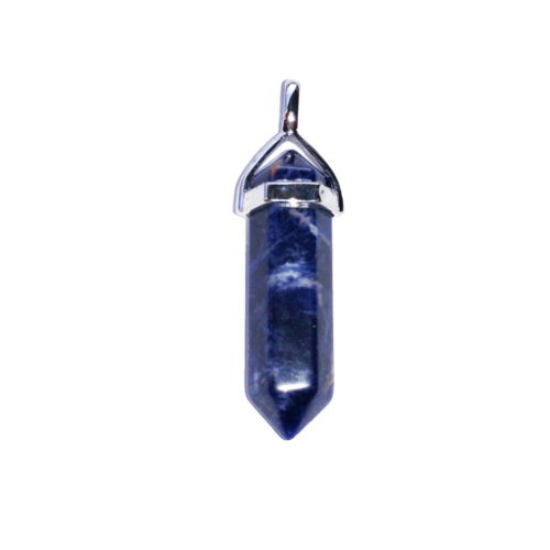 pendentif sodalite pointe