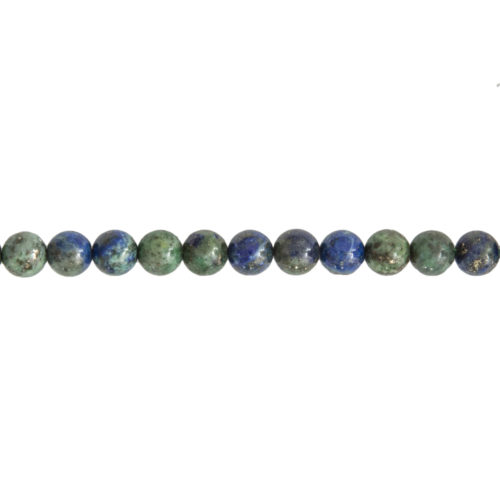 fil chrysocolle pierres boules 6mm