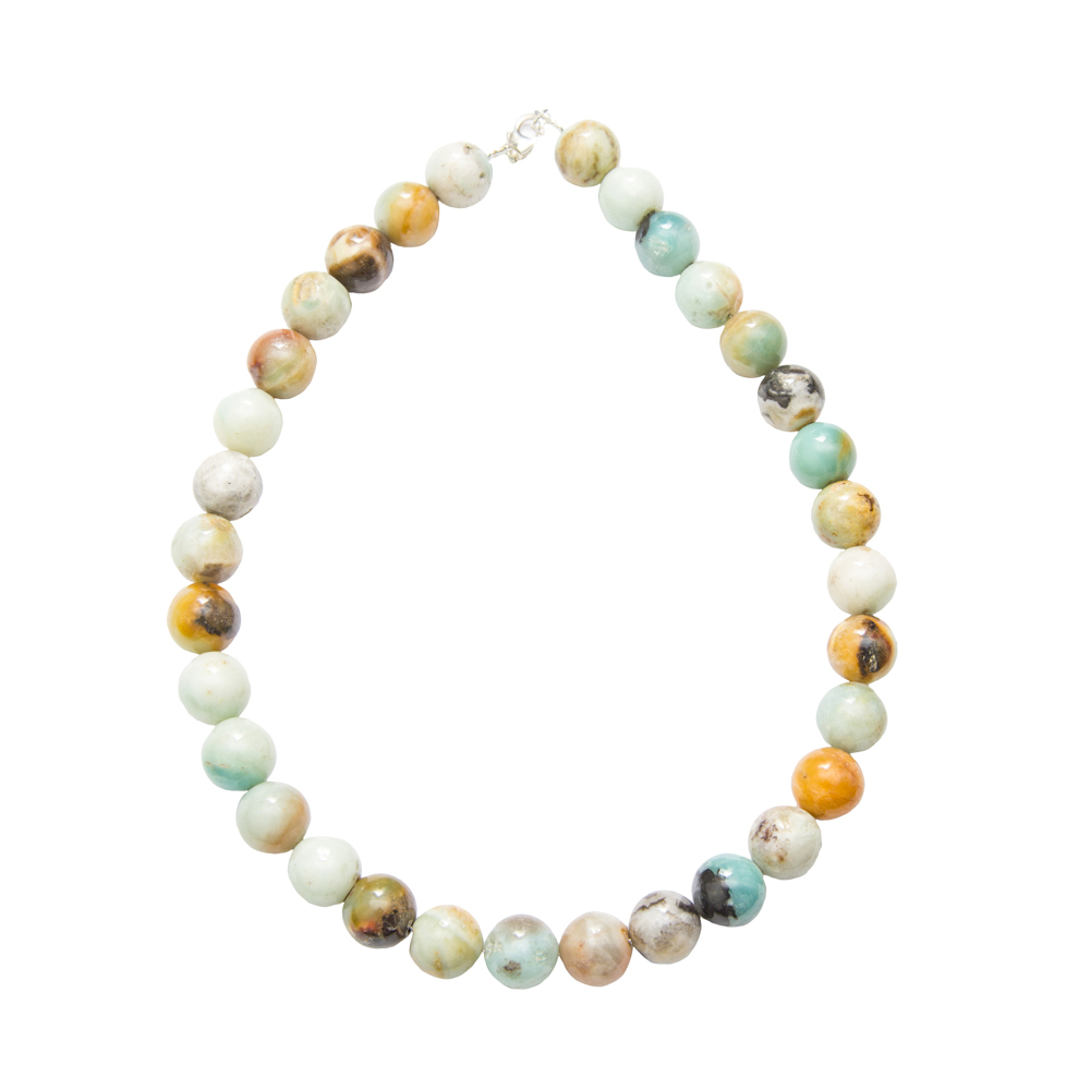collier-amazonite-multicolore-pierres-boules-14mm-01 collier amazonite multicolore pierres boules 14mm