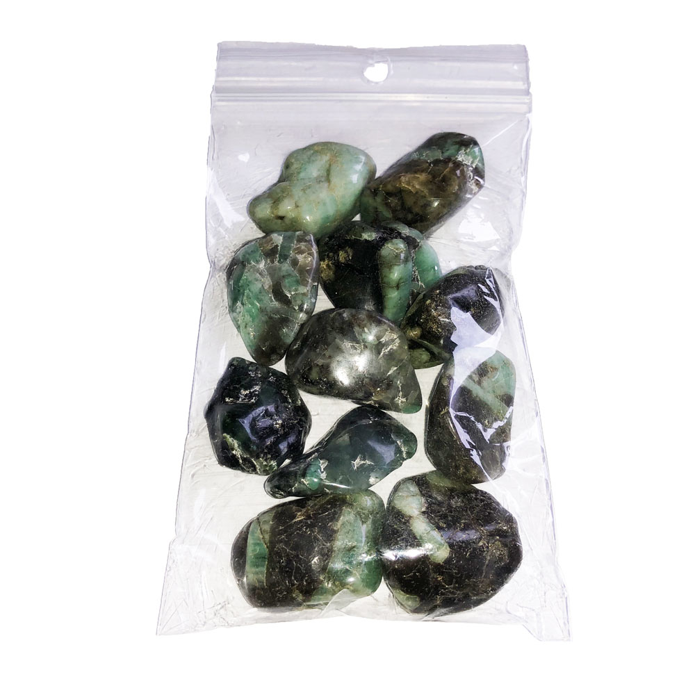 lot-pierres-roulees-emeraude-250grs lot pierres roulées émeraude 250grs