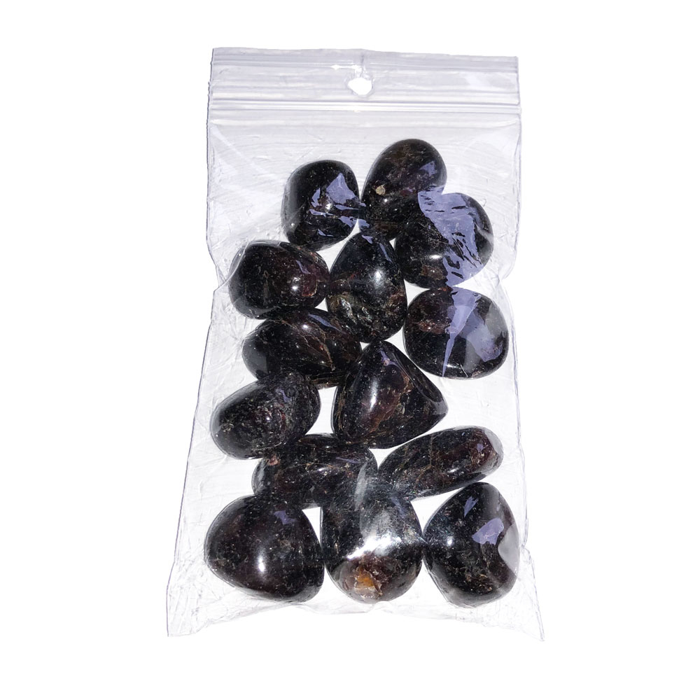 lot-pierres-roulees-grenat-250grs sachet pierres roulées grenat 250grs