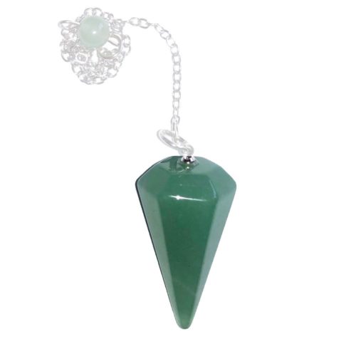 pendule aventurine hexagonal