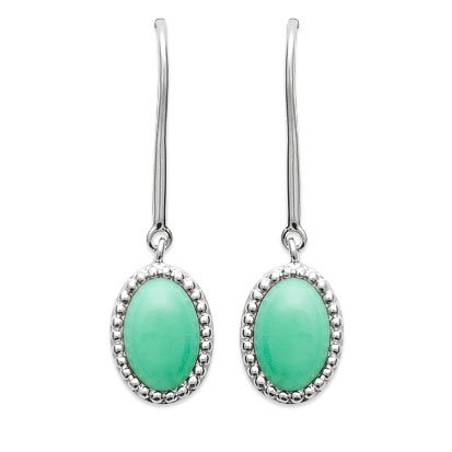 boucles d'oreilles aventurine argent 925