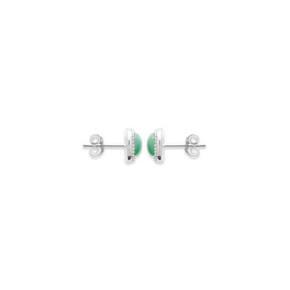 boucle d'oreilles aventurine argent 925