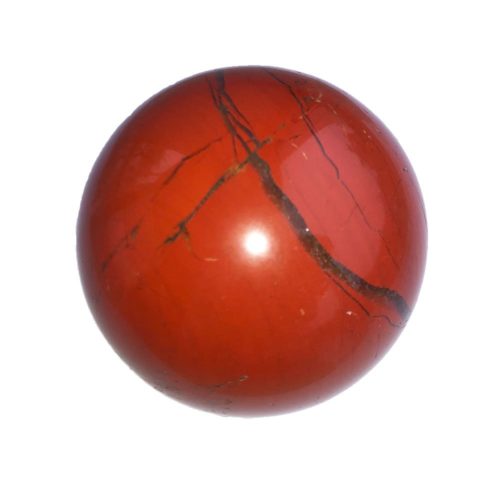 sphere jaspe rouge