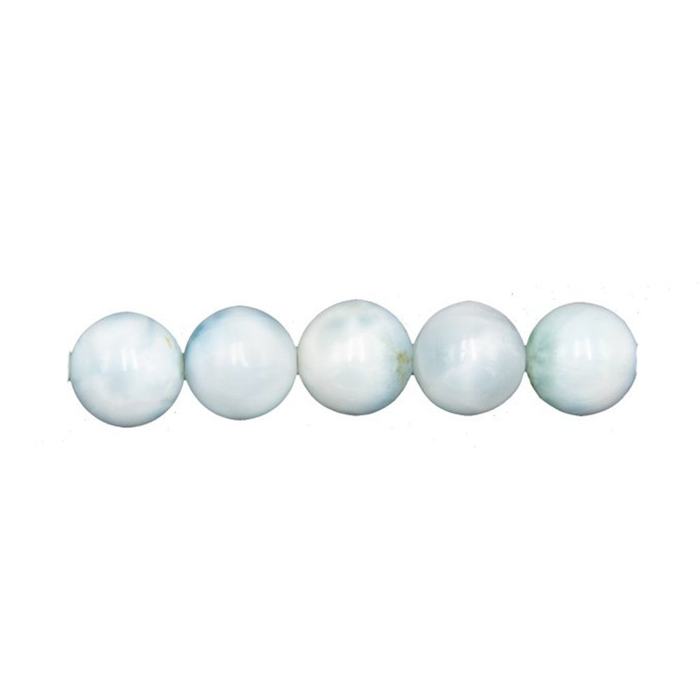perle-ronde-larimar-6mm perle larimar 6mm