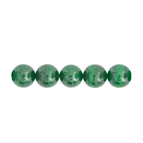 perle ronde malachite 12mm