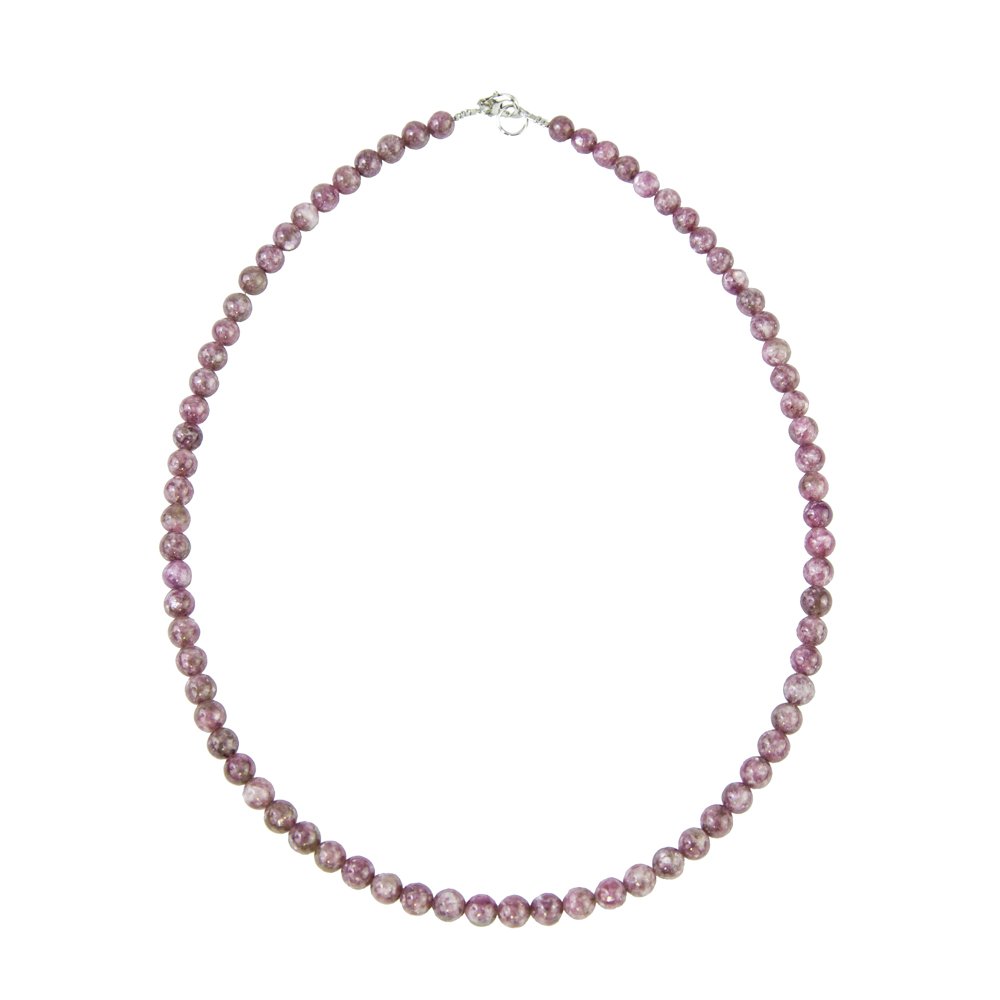 Collier-rubellite-Pierres-Boules-6mm-01 collier rubellite 6mm