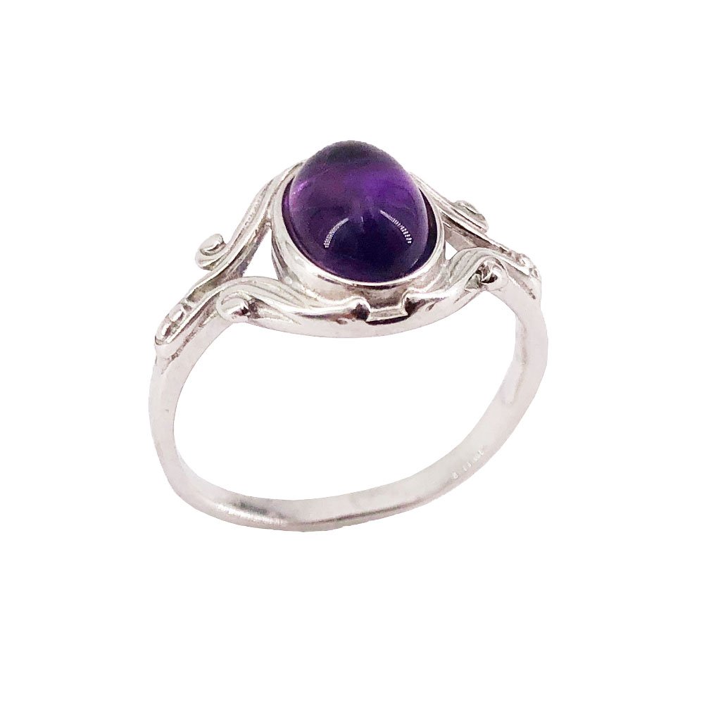 bague-amethyste-argent-rhodie-26-23-01 bague améthyste argent