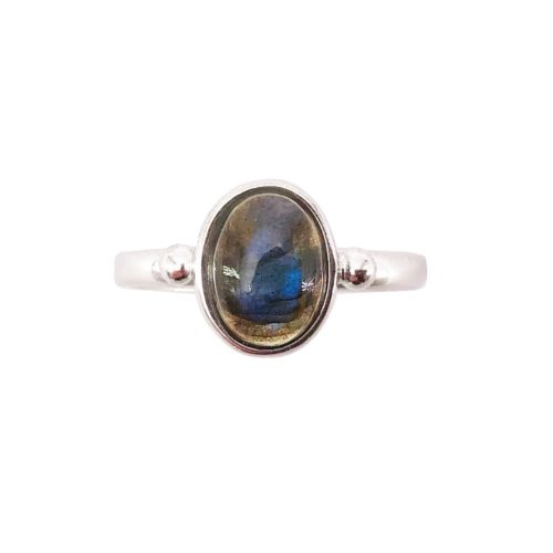 bague labradorite argent