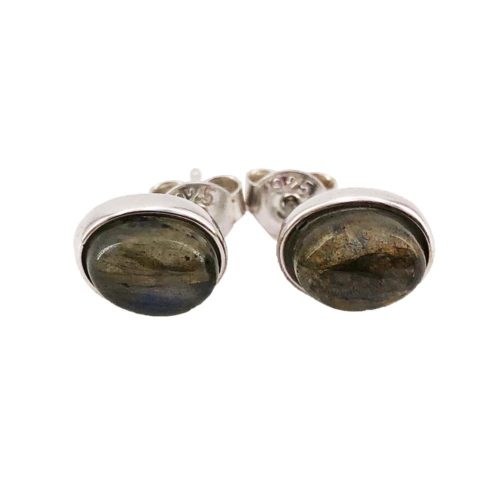 boucle oreille labradorite argent rodhie