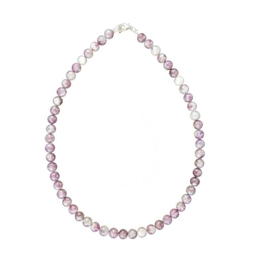 collier rubellite 8mm