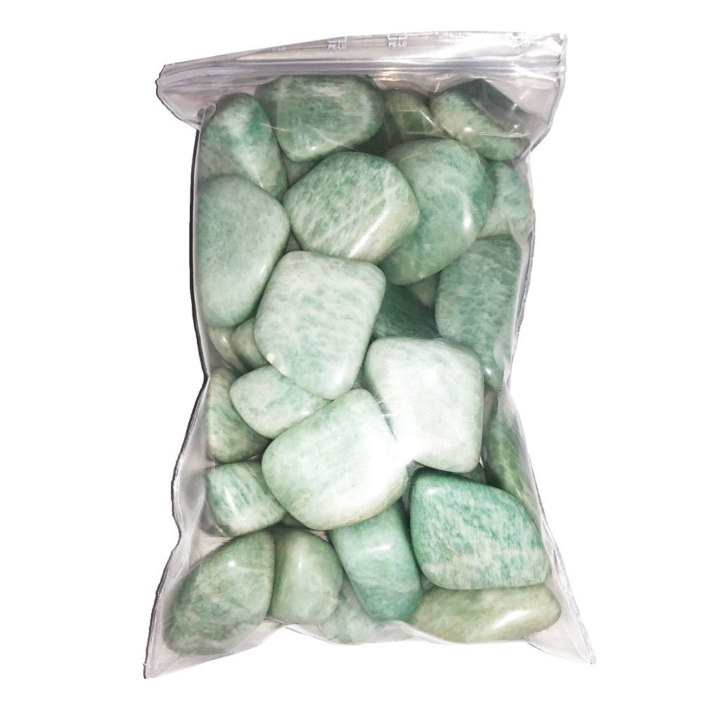 sachet-pierres-roulees-amazonite-500grs sachet pierres roulées amazonite