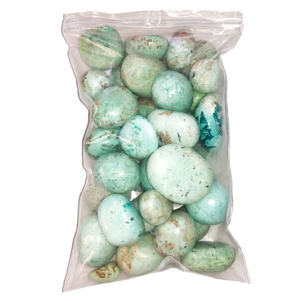 sachet-pierres-roulees-chrysocolle-500grs sachet pierres chrysocolle