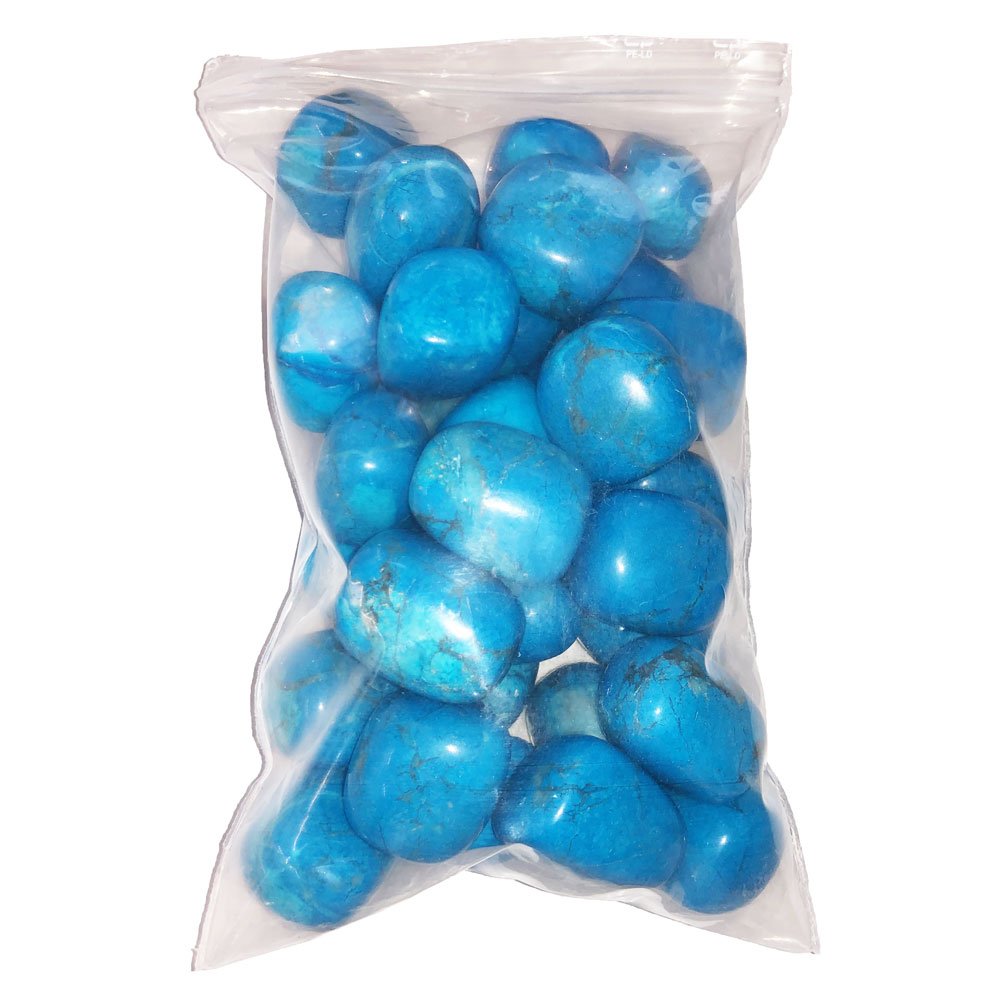 sachet-pierres-roulees-howlite-bleue-500grs sachet pierres howlite bleue