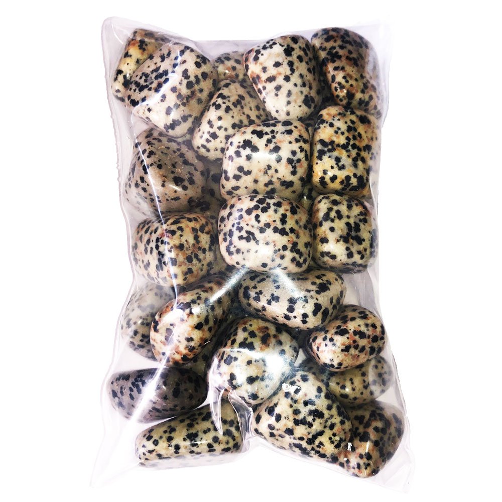 sachet-pierres-roulees-jaspe-dalmatien-500grs sachet pierres jaspe dalmatien