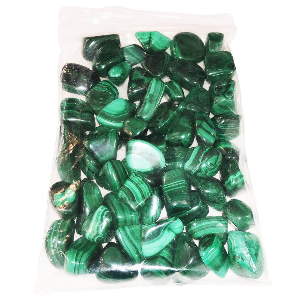 sachet-pierres-roulees-malachite-1kg sachet pierres roulees malachite