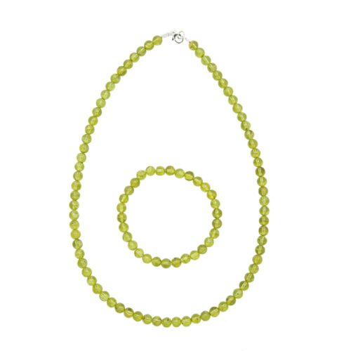 parure chrysolite 6mm