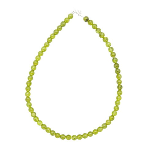 collier olivine 8mm