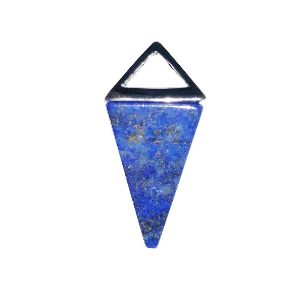 pendentif lapis lazuli pyramide argent pendentif lapis lazuli pyramide argent