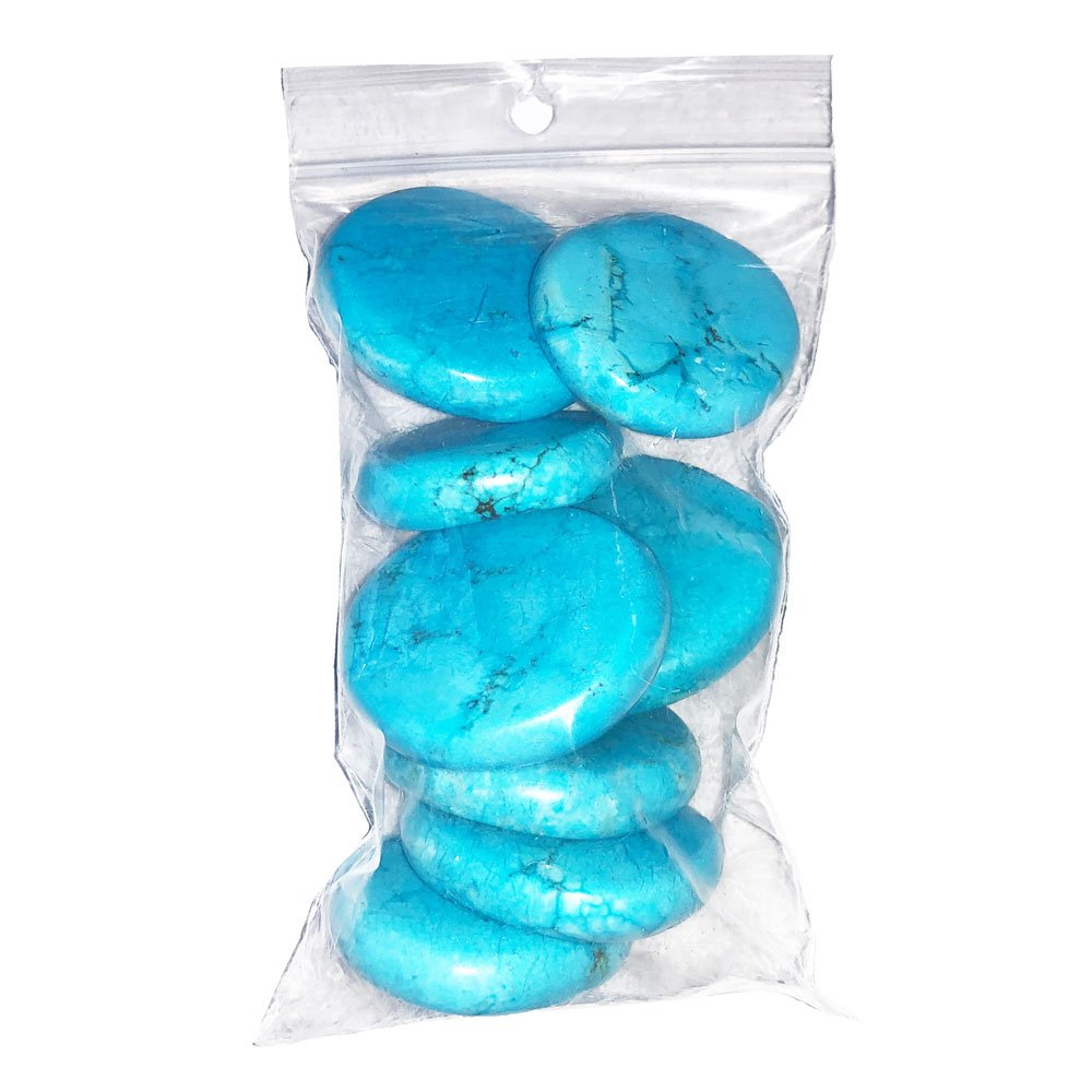 sachet-galets-howlite-bleue-250grs sachet galets howlite bleue