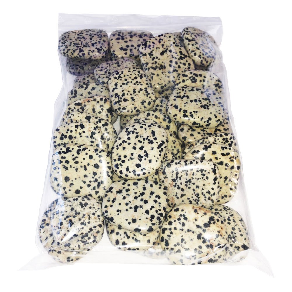 sachet-galets-jaspe-dalmatien-1kg sachet galets Jaspe dalmatien
