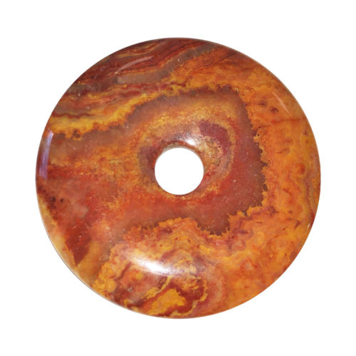 pi chinois donut agate crazy lace 50mm