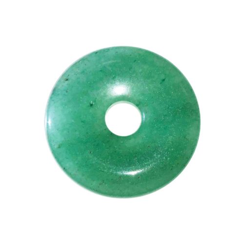 pi chinois donut aventurine verte 30mm
